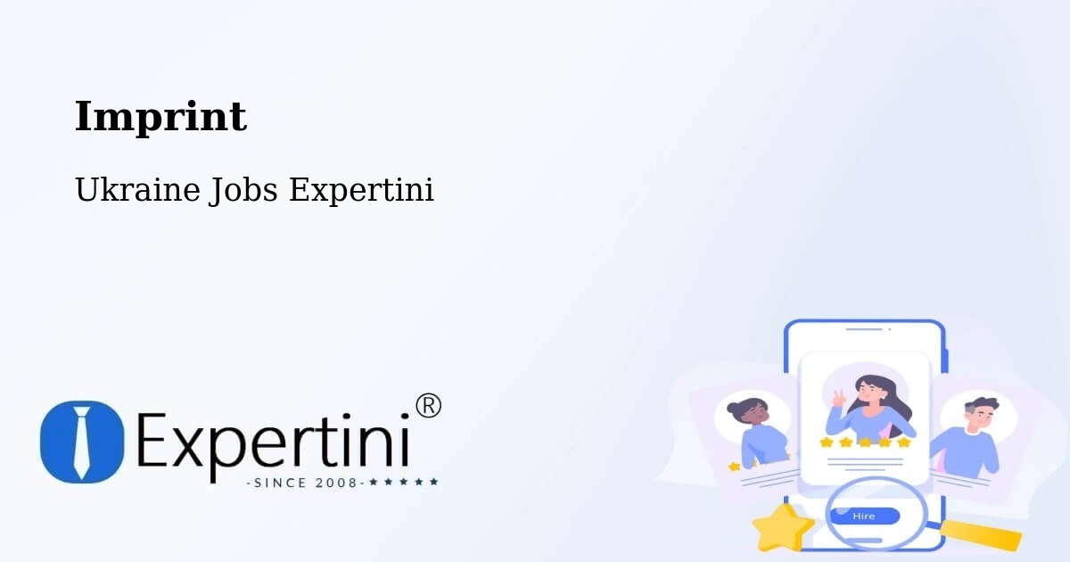 Imprint – Kharkiv - Ukraine Jobs Expertini